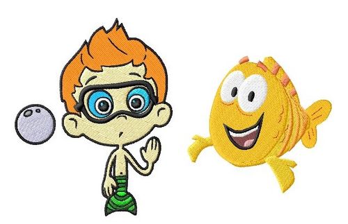 Product picture BUBBLE GUPPIES EMBROIDERY DESIGNS